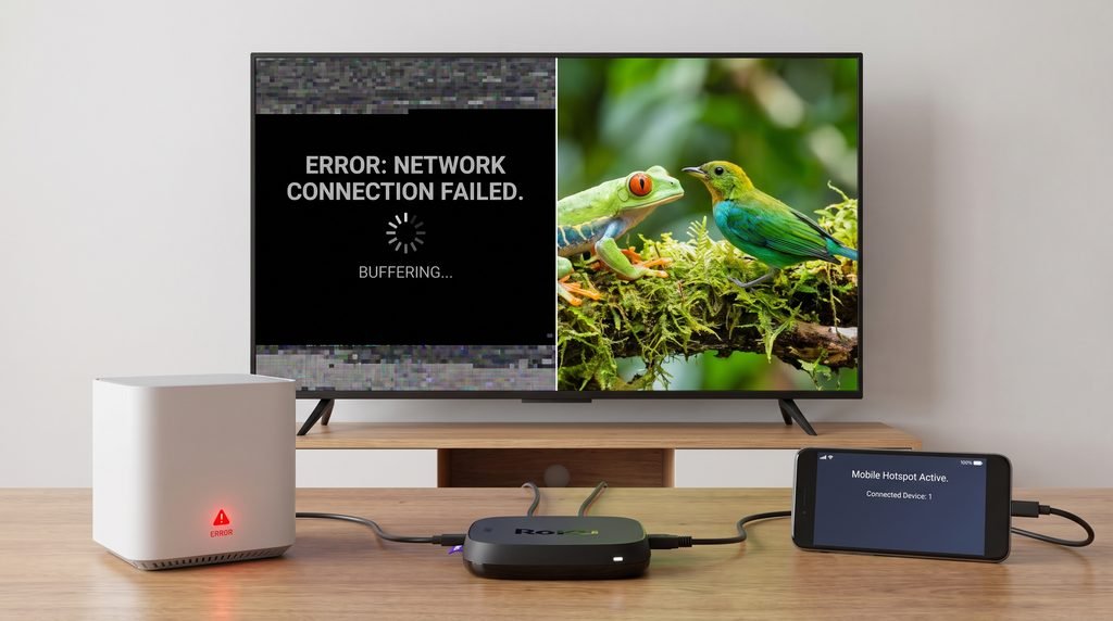 Testing device and network paths during a suspected Xtreme HD IPTV shutdown