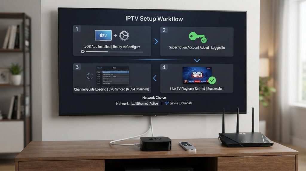 IPTV Service for Apple TV 4K