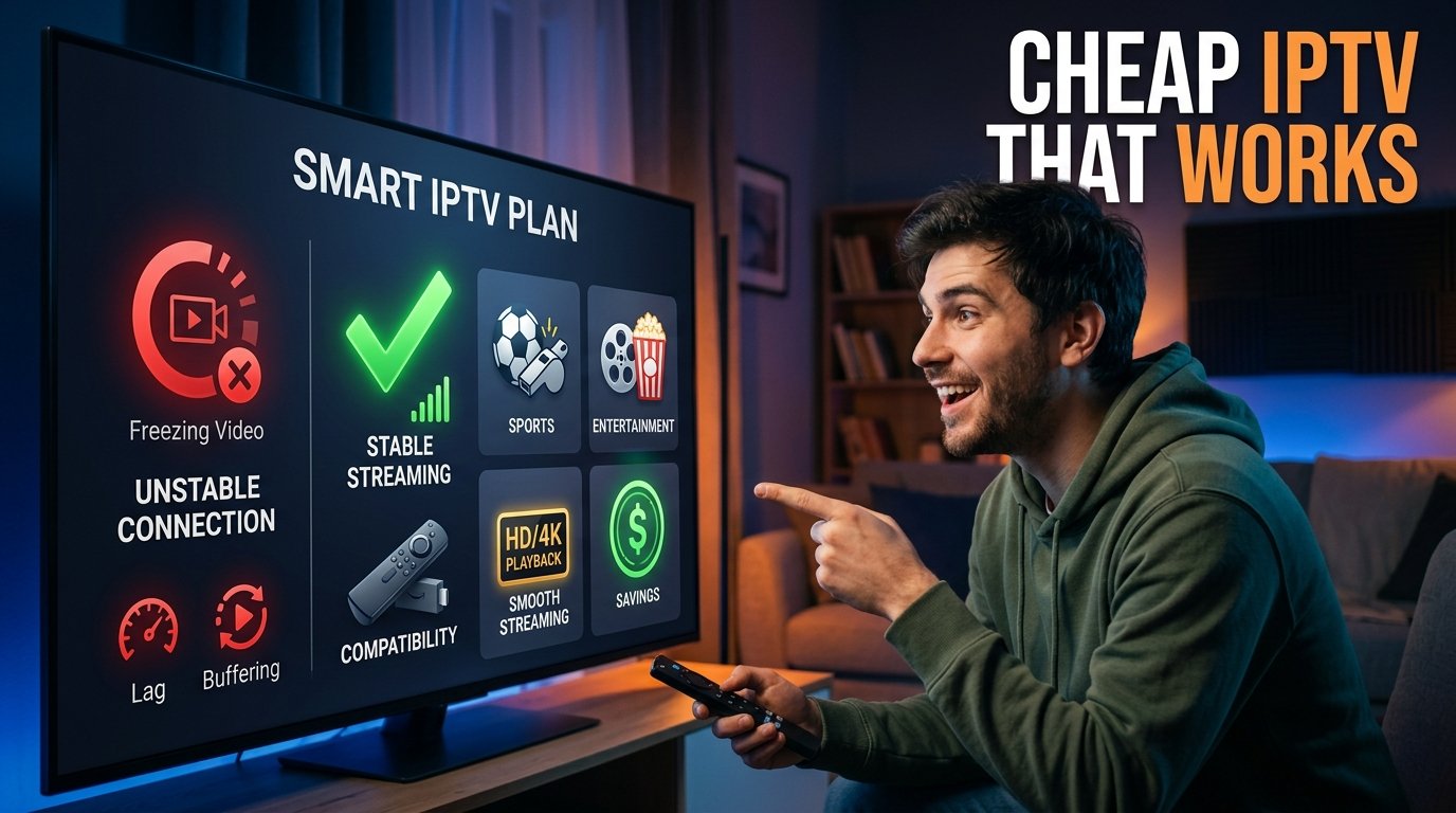 Cheap IPTV Subscription That Works: 9 Smart Checks Man_holding_remote_and_smartphone_20260912015801