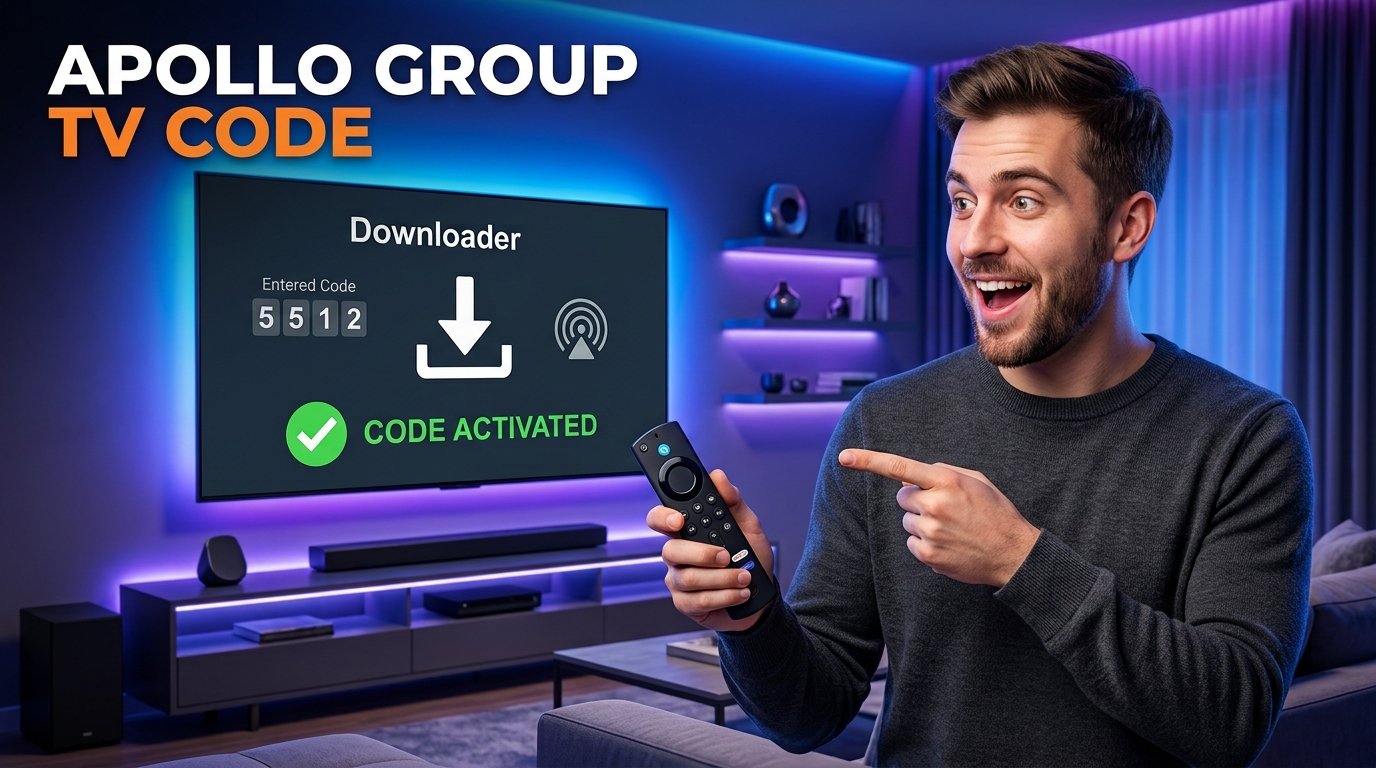 Apollo Group TV Code: 9 Essential Setup Tips for 2026 Man_pointing_at_TV_screen_202609090702