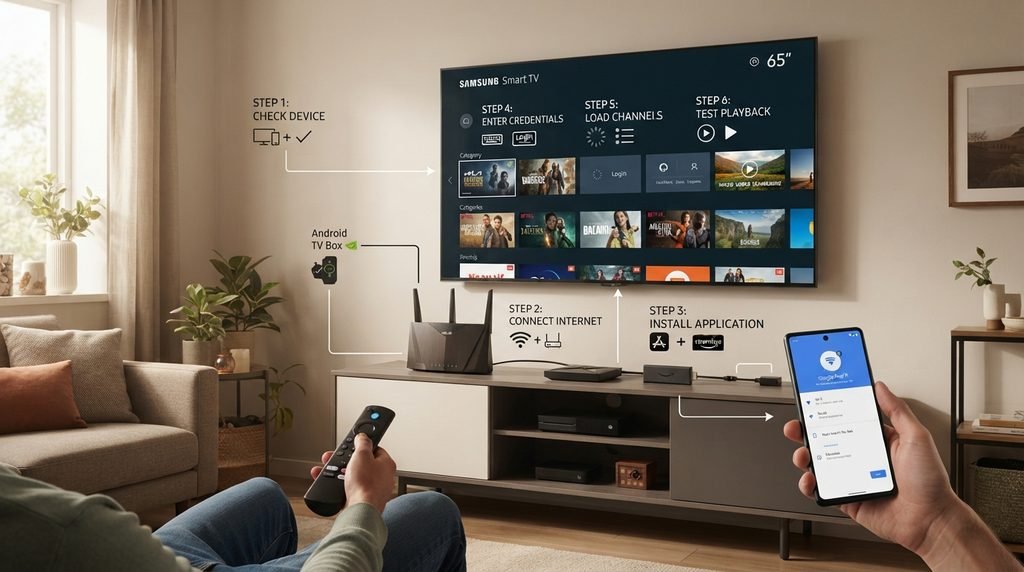 Apollo Group TV installation setup process