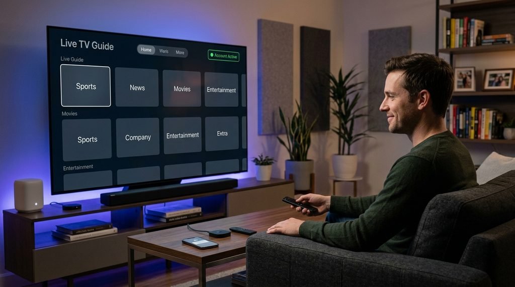 Instant Activation IPTV Subscription