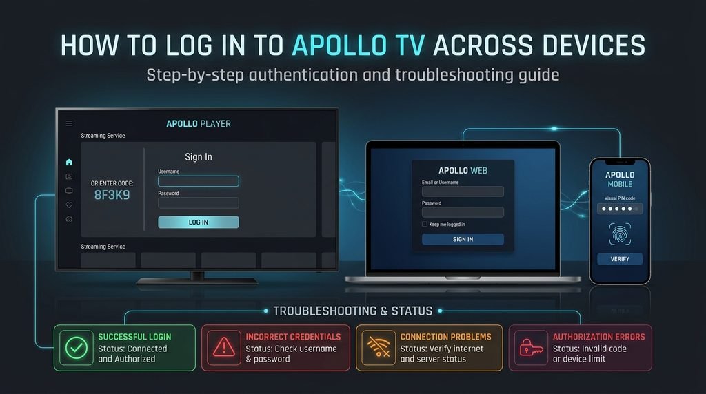apollo tv login